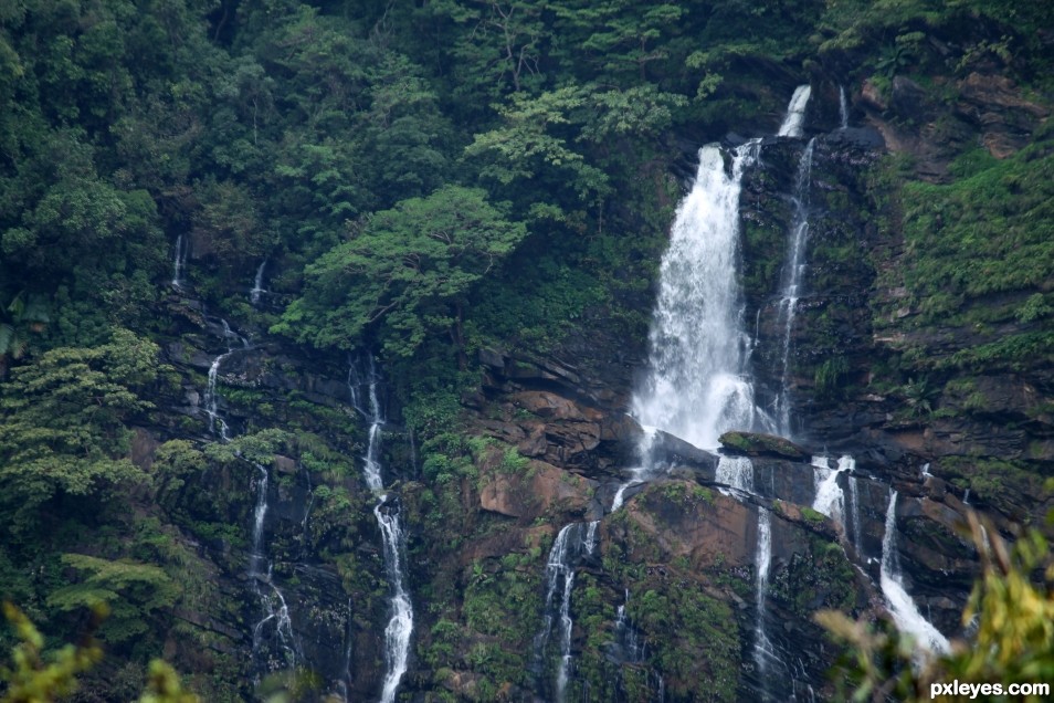 Creation of Jog Falls: Step 0