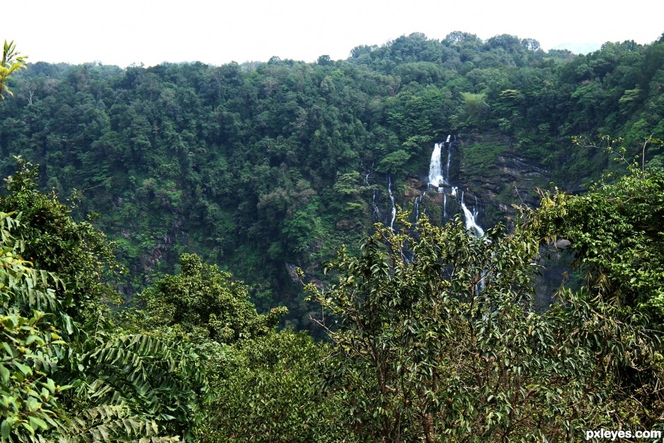 Creation of Jog Falls: Step 0