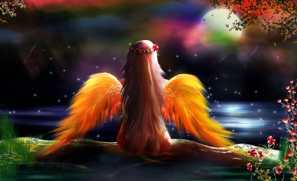 Create a Beautiful  Lonely Fantasy Fairy Final Image