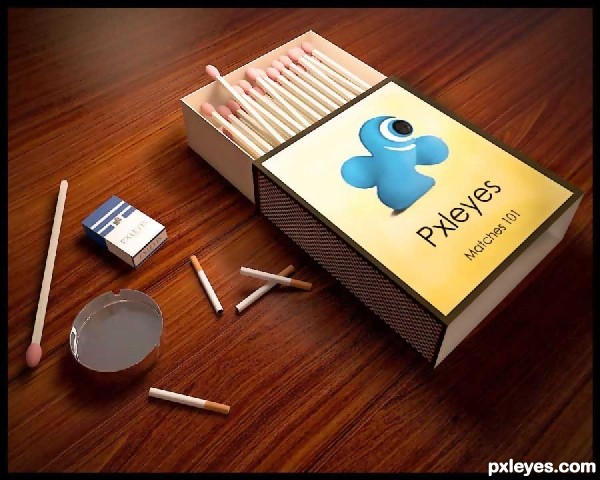 Create Matches and a Matchbox - Rendered by Vray Final Image
