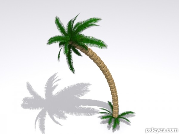 How To Model A Palm Tree Final Image