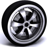 Modelling a Complete Car Wheel