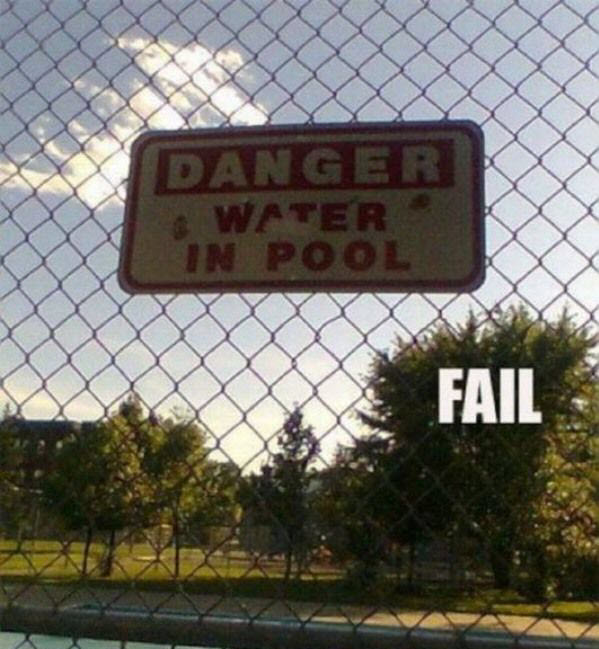 Danger Pool Photoshop Picture