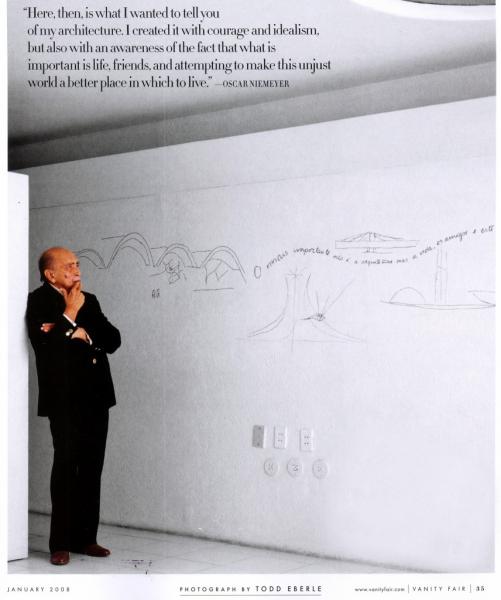 Oscar Niemeyer ? Brazilian architect, 103 years old Photoshop Picture